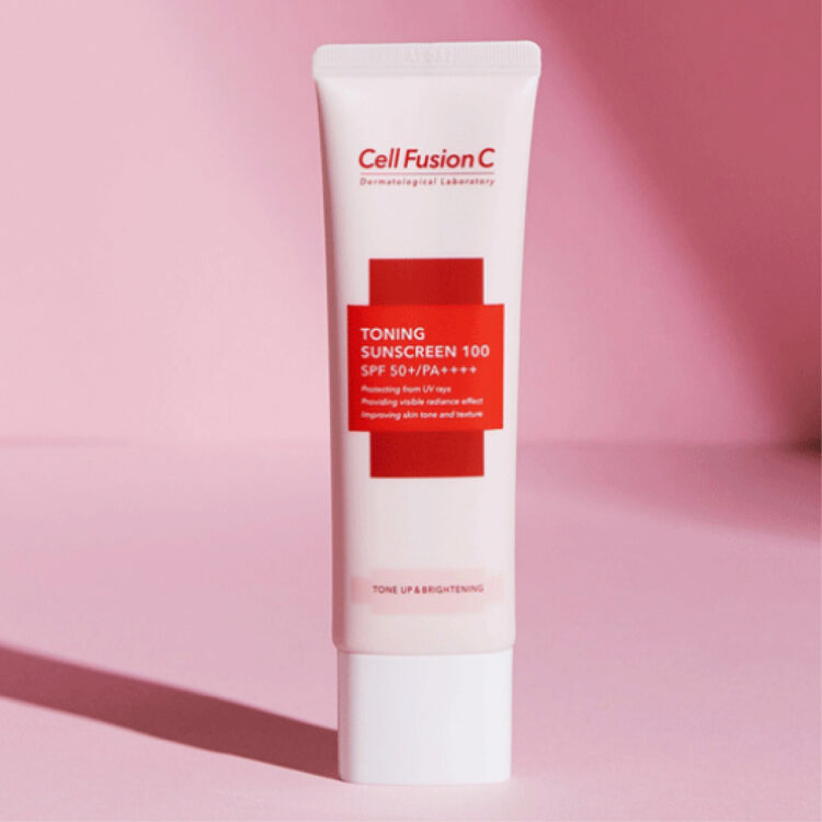 Kem chống nắng Cell Fusion C Toning SPF50+ cho dân văn phòng