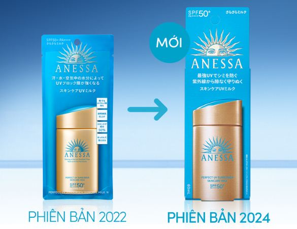Kem chống nắng cho dân văn phòng Anessa Perfect UV Sunscreen Skincare Milk
