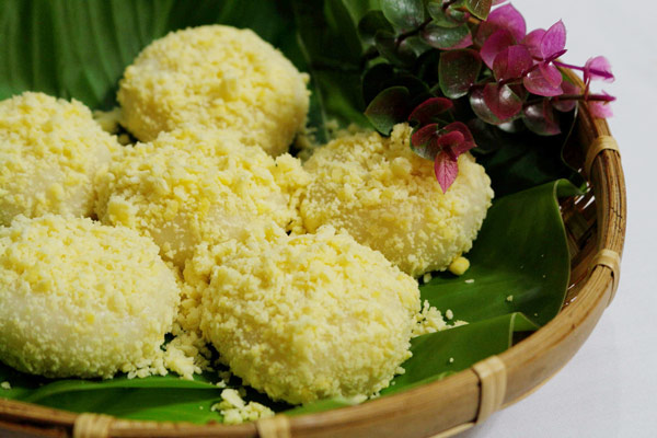 Bánh giầy đỗ món bánh Việt Nam dân dã