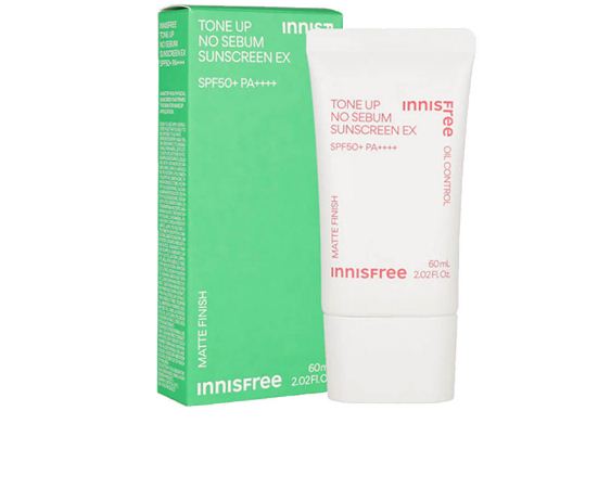 Kem chống nắng cho tuổi 30 Innisfree hồng Tone Up No Sebum