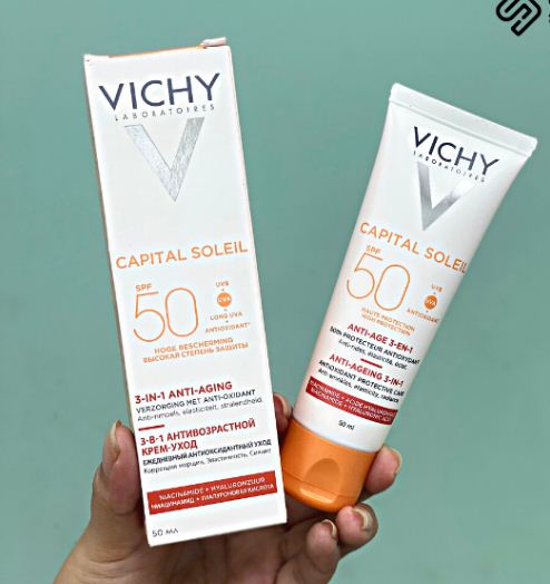 Vichy đỏ Capital 3in1 Anti-Aging