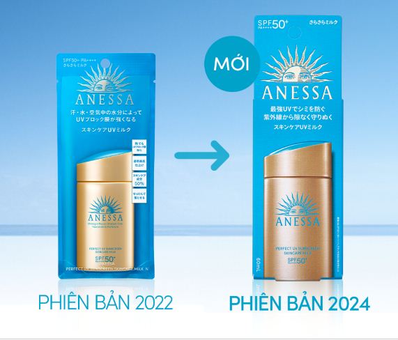Kem chống nắng Anessa Perfect Skincare Milk SPF50+ mẫu mới