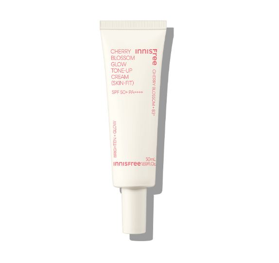 Kem chống nắng Innisfree Cherry Bloom anh đào SPF50 PA++++: nâng tone sáng da và dưỡng ẩm