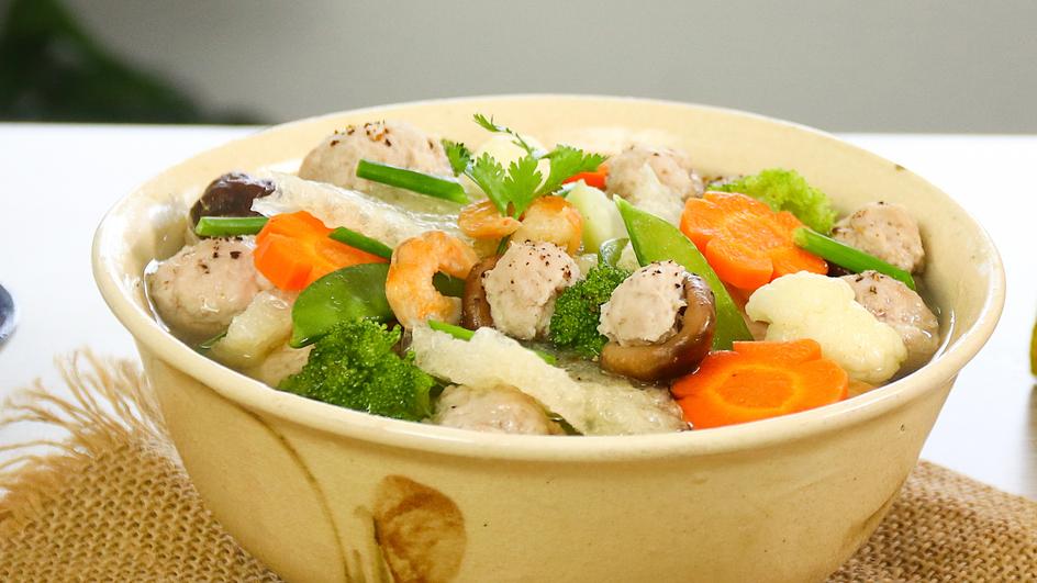 bóng thả món ăn miền Bắc